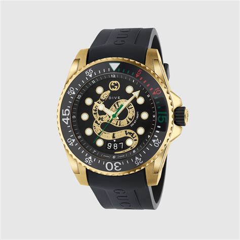 gucci snake watch price|gucci dive watch 45mm snake.